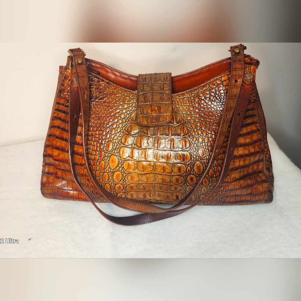 Unique Brahmin Crocodile Leather Women's Bag